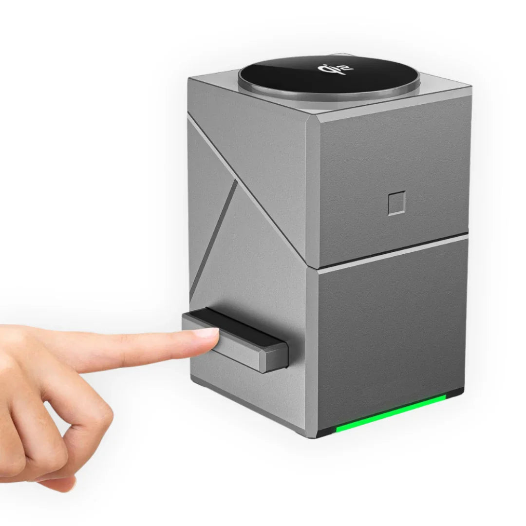 3-in-1 Wireless Charging Cube – 15W Fast Magnetic Charger with Auto-Rotation for iPhone, Apple Watch & AirPods