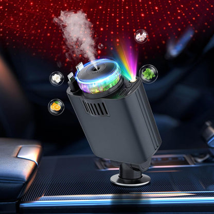 5-in-1 Retractable USB C Car Charger with Aromatherapy & Starlight – Fast Car Charging Adapter