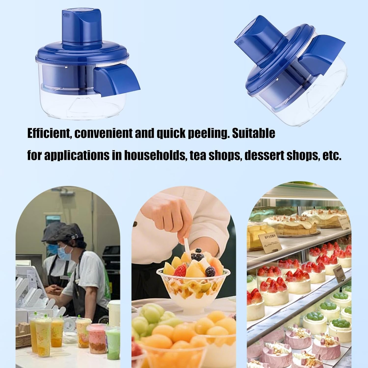 Electric Grape & Garlic Peeler Machine – Automatic Rechargeable Fruit Peeling Tool