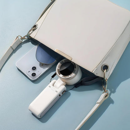 Portable Handheld Fan Mini Turbo Fan 5 Speed Strong Wind Personal