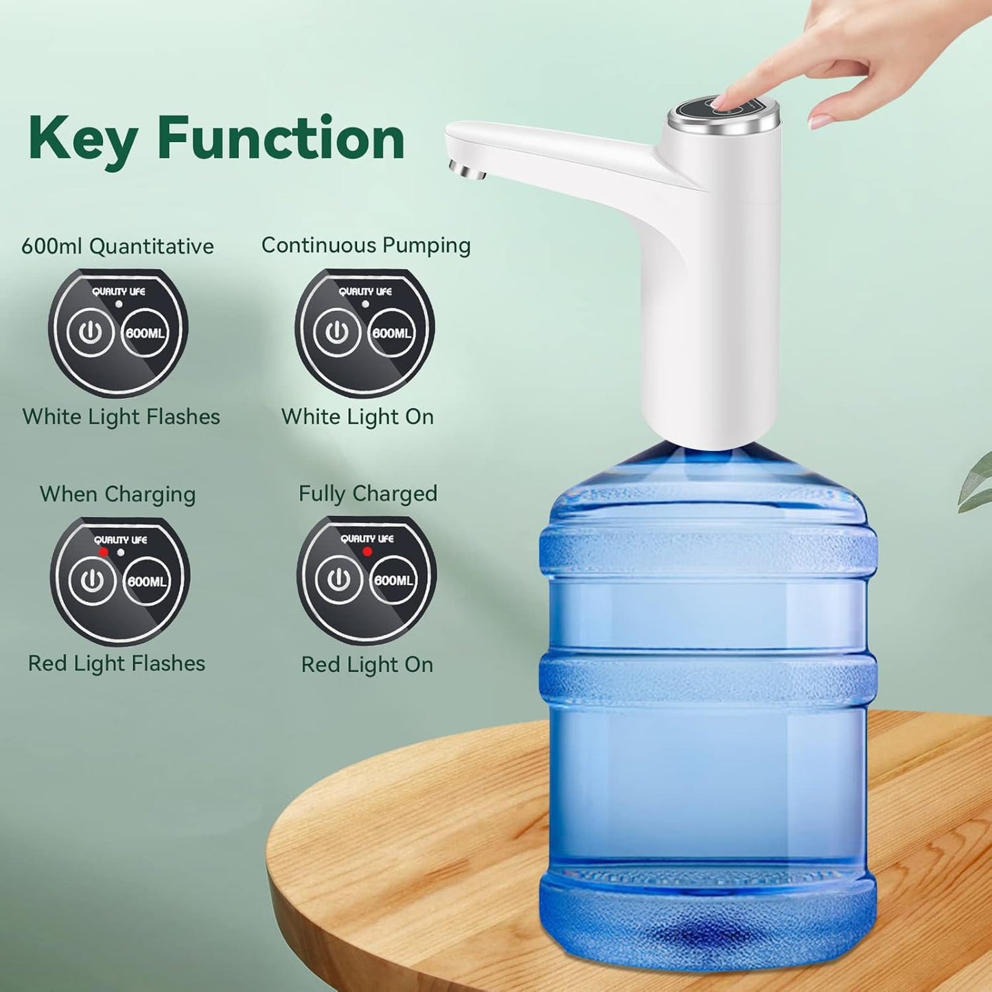 Portable Water Bottle Pump