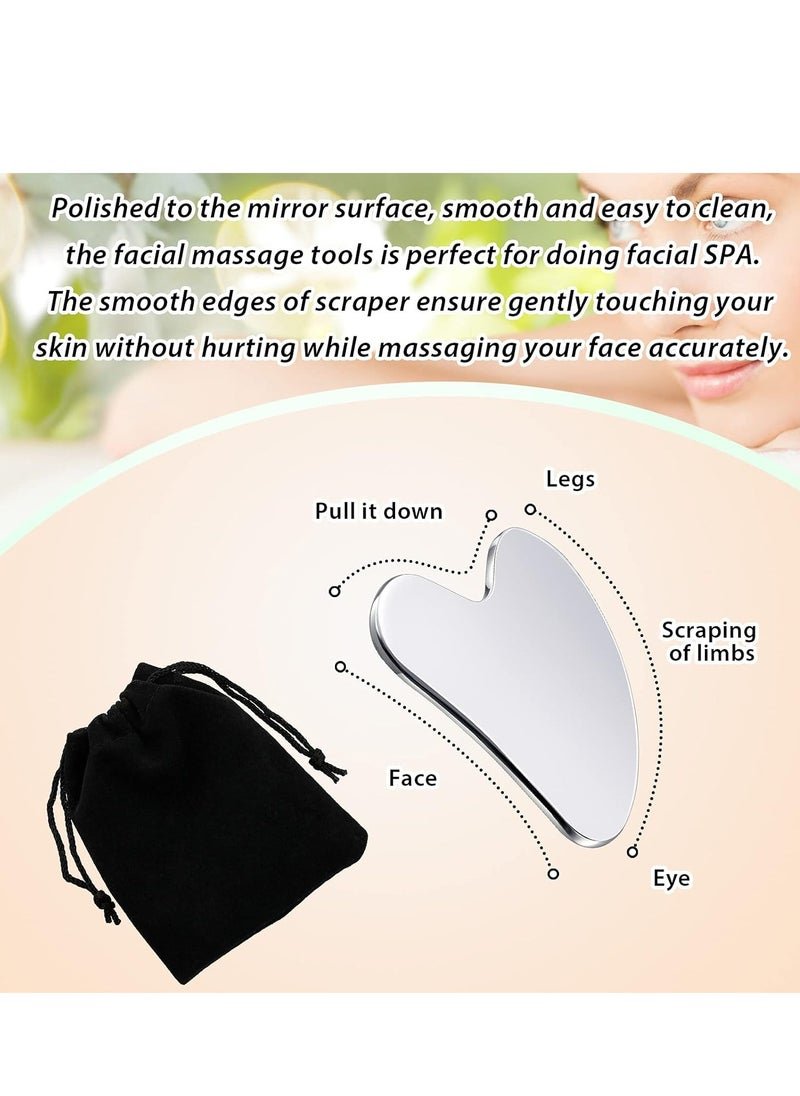 Stainless Steel Gua Sha Facial Tools