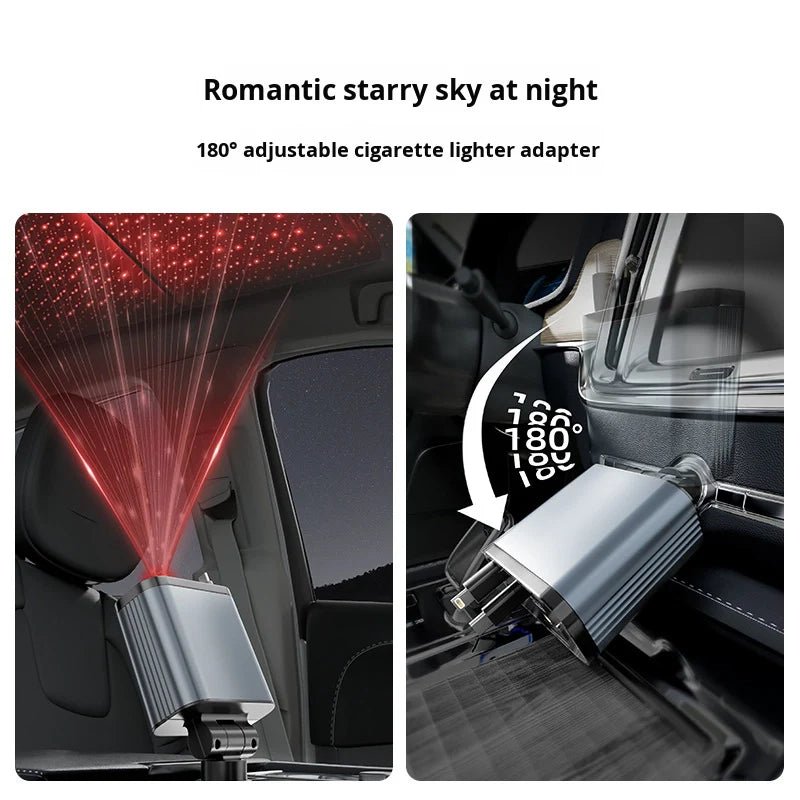 Super Fast Charging Retractable Car Phone Charger