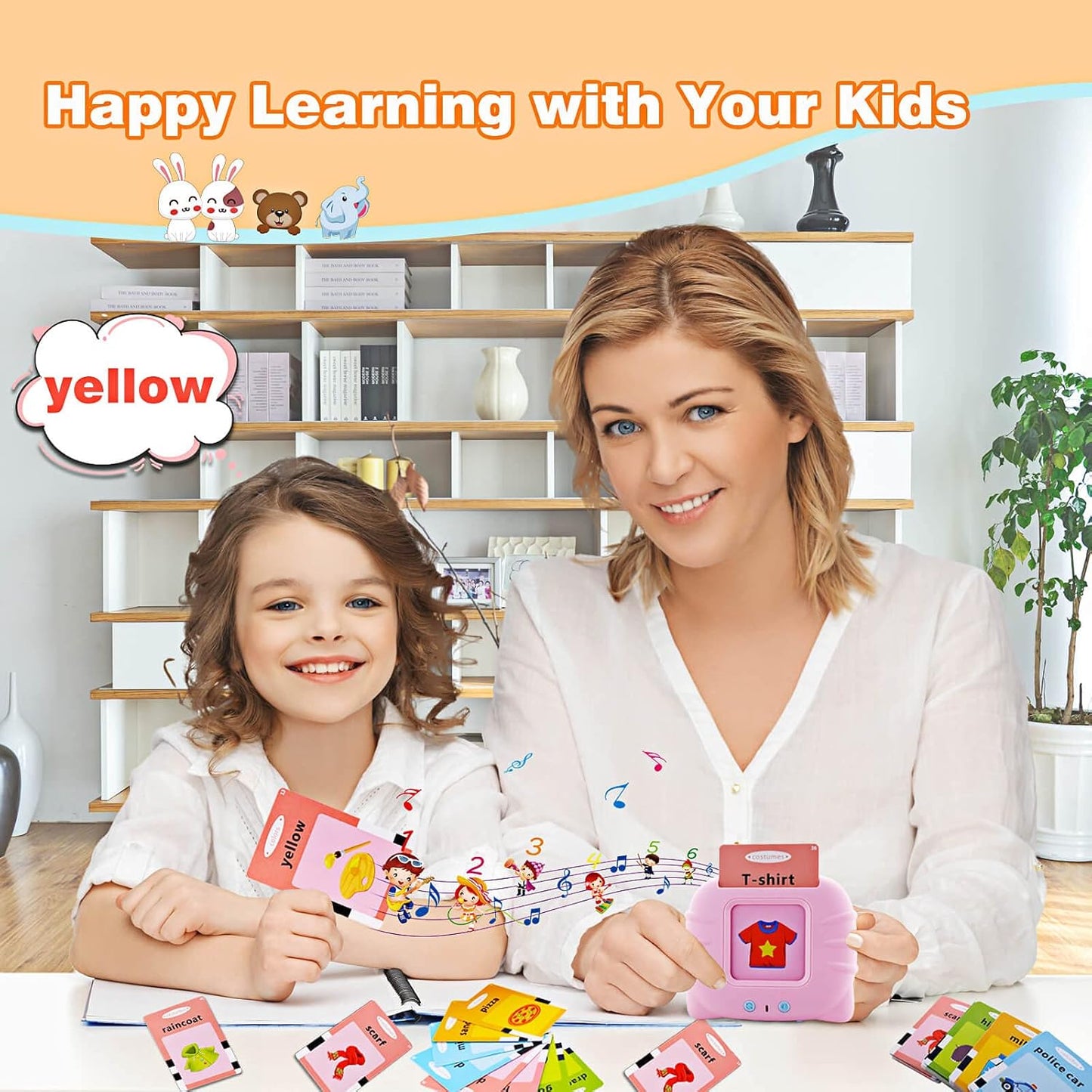 Talking Flash Cards Learning Toys for Toddlers 1-6 Year Old
