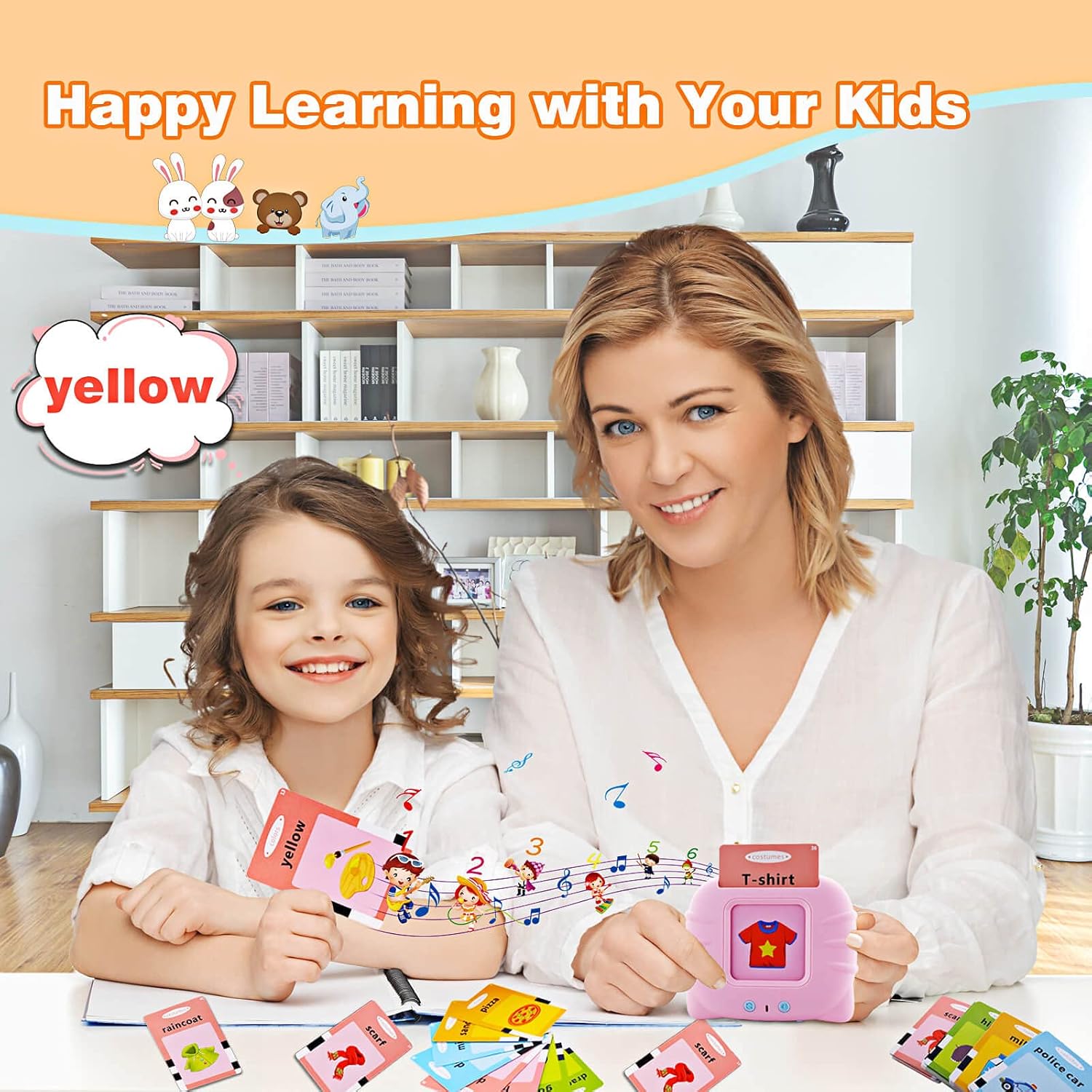 Talking Flash Cards Learning Toys for Toddlers 1-6 Year Old