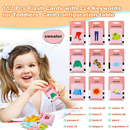Talking Flash Cards Learning Toys for Toddlers 1-6 Year Old