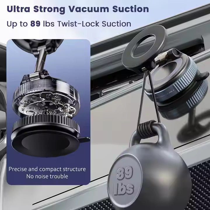 Vacuum Suction Magnetic phone mount