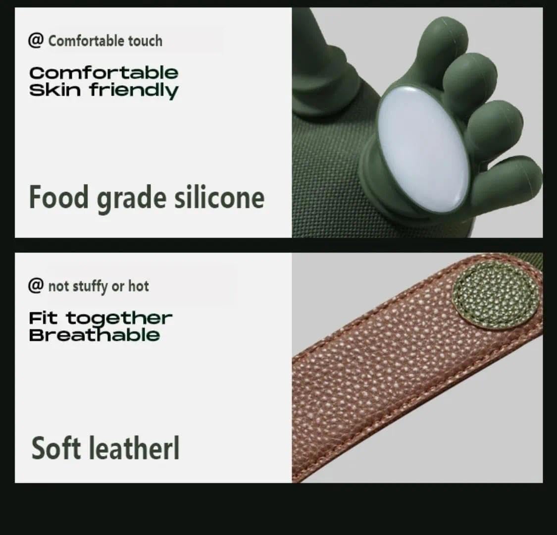 Wireless Shiatsu Neck & Shoulder Massager with Heat – Deep Tissue Pain Relief (Green)